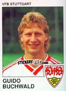 Sticker Guido Buchwald - German Football Bundesliga 1989-1990 n. 296 - Panini