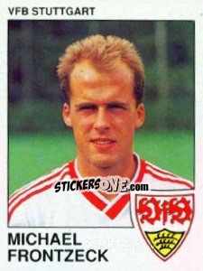 Cromo Michael Frontzeck - German Football Bundesliga 1989-1990 - Panini