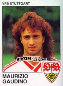 Sticker Maurizio Gaudino - German Football Bundesliga 1989-1990 n. 300 - Panini