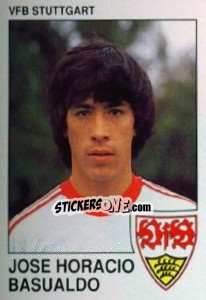 Sticker Jose Horacio Basualdo - German Football Bundesliga 1989-1990 n. 301 - Panini