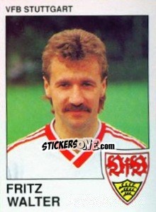Sticker Fritz Walter - German Football Bundesliga 1989-1990 - Panini