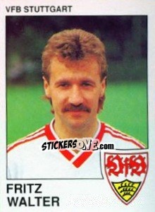 Sticker Fritz Walter - German Football Bundesliga 1989-1990 n. 304 - Panini