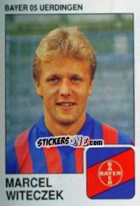 Sticker Marcel Witeczek - German Football Bundesliga 1989-1990 - Panini