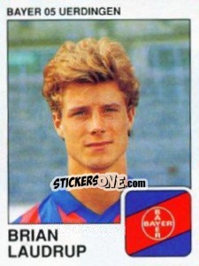 Sticker Brian Laudrup - German Football Bundesliga 1989-1990 - Panini