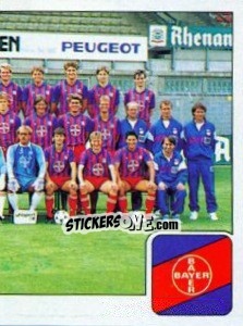 Sticker Team - German Football Bundesliga 1989-1990 - Panini