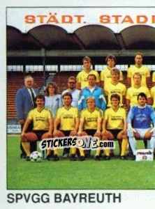 Figurina Team (SpVgg Bayreuth) - German Football Bundesliga 1989-1990 - Panini