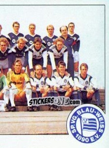 Sticker Team (Blau-Weiss 90 Berlin) - German Football Bundesliga 1989-1990 n. 388 - Panini