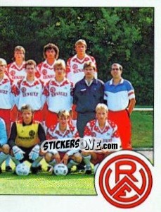 Sticker Team (Rot-Weiss Essen) - German Football Bundesliga 1989-1990 n. 398 - Panini