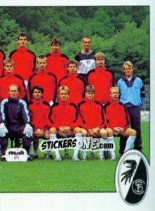 Sticker Team (SC Freiburg) - German Football Bundesliga 1989-1990 - Panini