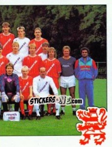 Sticker Team (Hessen Kassel) - German Football Bundesliga 1989-1990 - Panini