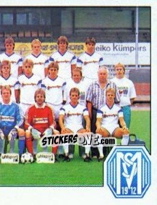 Cromo Team (SV Meppen) - German Football Bundesliga 1989-1990 - Panini