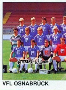 Figurina Team (VfL Osnabruck) - German Football Bundesliga 1989-1990 - Panini