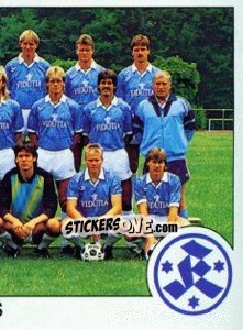 Sticker Team (Stuttgarter Kickers) - German Football Bundesliga 1989-1990 - Panini