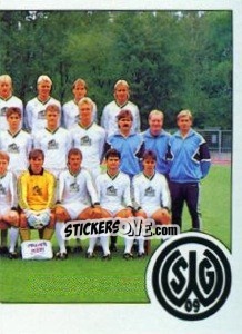 Sticker Team (SG Wattenscheid 09) - German Football Bundesliga 1989-1990 - Panini