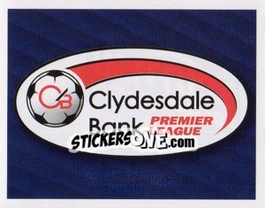 Sticker Clydesdale Bank Premier League - Scottish Premier League 2008-2009 n. 2 - Panini