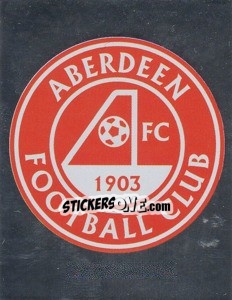 Figurina Aberdeen Club Badge - Scottish Premier League 2008-2009 - Panini