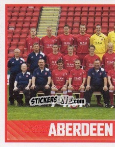 Cromo Aberdeen Squad - Part 1 - Scottish Premier League 2008-2009 - Panini