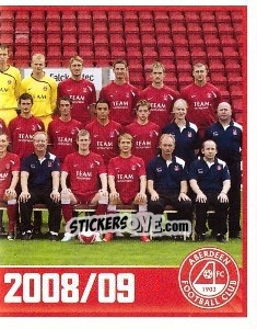 Figurina Aberdeen Squad - Part 2 - Scottish Premier League 2008-2009 - Panini