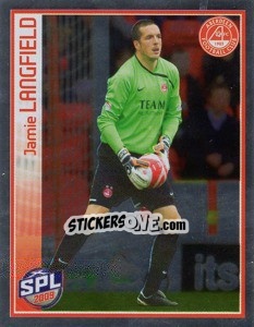 Sticker Jamie Langfield - Scottish Premier League 2008-2009 n. 11 - Panini