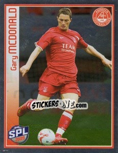 Cromo Gary McDonald - Scottish Premier League 2008-2009 - Panini
