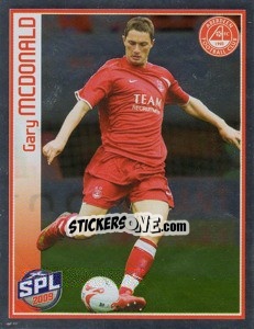 Sticker Gary McDonald - Scottish Premier League 2008-2009 n. 17 - Panini