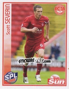 Sticker Scott Severin - Scottish Premier League 2008-2009 n. 21 - Panini