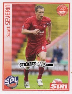 Cromo Scott Severin - Scottish Premier League 2008-2009 - Panini