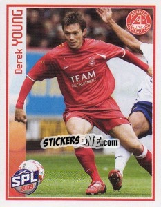 Sticker Derek Young - Scottish Premier League 2008-2009 n. 33 - Panini