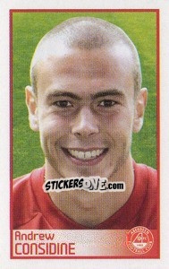 Sticker Andrew Considine - Scottish Premier League 2008-2009 n. 38 - Panini