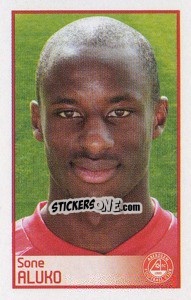 Sticker Sone Aluko - Scottish Premier League 2008-2009 n. 40 - Panini