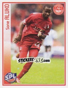 Sticker Sone Aluko - Scottish Premier League 2008-2009 n. 41 - Panini