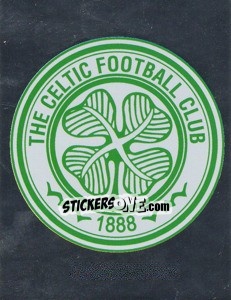 Figurina Celtic Club Badge - Scottish Premier League 2008-2009 - Panini