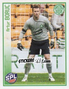 Sticker Artur Boruc - Scottish Premier League 2008-2009 n. 50 - Panini
