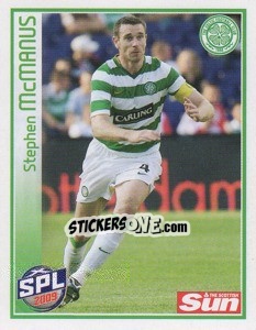 Sticker Stephen McManus - Scottish Premier League 2008-2009 - Panini