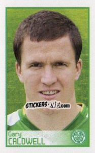 Sticker Gary Caldwell - Scottish Premier League 2008-2009 n. 57 - Panini