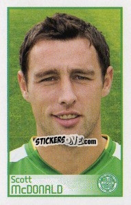 Cromo Scott McDonald - Scottish Premier League 2008-2009 - Panini