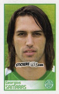 Sticker Georgios Samaras - Scottish Premier League 2008-2009 n. 63 - Panini