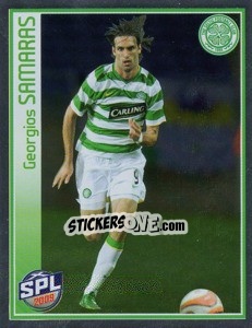 Sticker Georgios Samaras - Scottish Premier League 2008-2009 - Panini