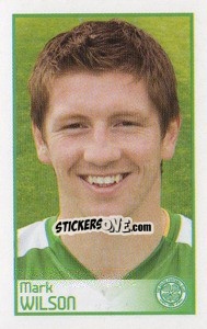 Figurina Mark Wilson - Scottish Premier League 2008-2009 - Panini