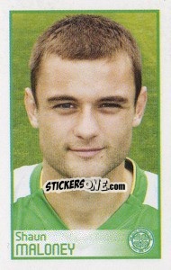 Sticker Shaun Maloney - Scottish Premier League 2008-2009 - Panini