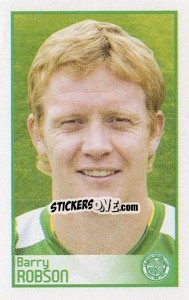 Sticker Barry Robson - Scottish Premier League 2008-2009 n. 75 - Panini