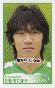 Sticker Shunsuke Nakamura - Scottish Premier League 2008-2009 - Panini