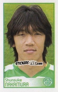 Sticker Shunsuke Nakamura - Scottish Premier League 2008-2009 n. 77 - Panini