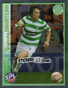 Cromo Shunsuke Nakamura - Scottish Premier League 2008-2009 - Panini
