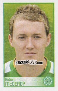 Sticker Aiden McGeady - Scottish Premier League 2008-2009 - Panini