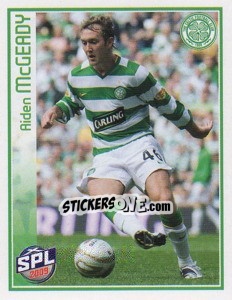 Sticker Aiden McGeady - Scottish Premier League 2008-2009 n. 80 - Panini
