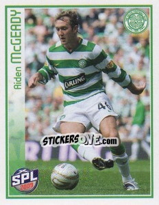 Sticker Aiden McGeady - Scottish Premier League 2008-2009 - Panini