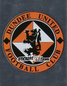 Sticker Dundee United Club Badge - Scottish Premier League 2008-2009 n. 81 - Panini