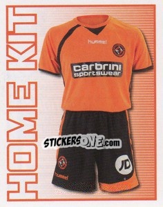 Sticker Dundee United Home Kit