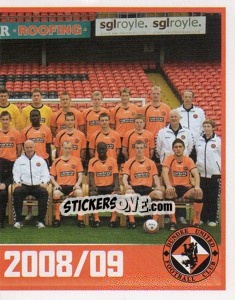 Cromo Dundee United Squad - Part 2 - Scottish Premier League 2008-2009 - Panini